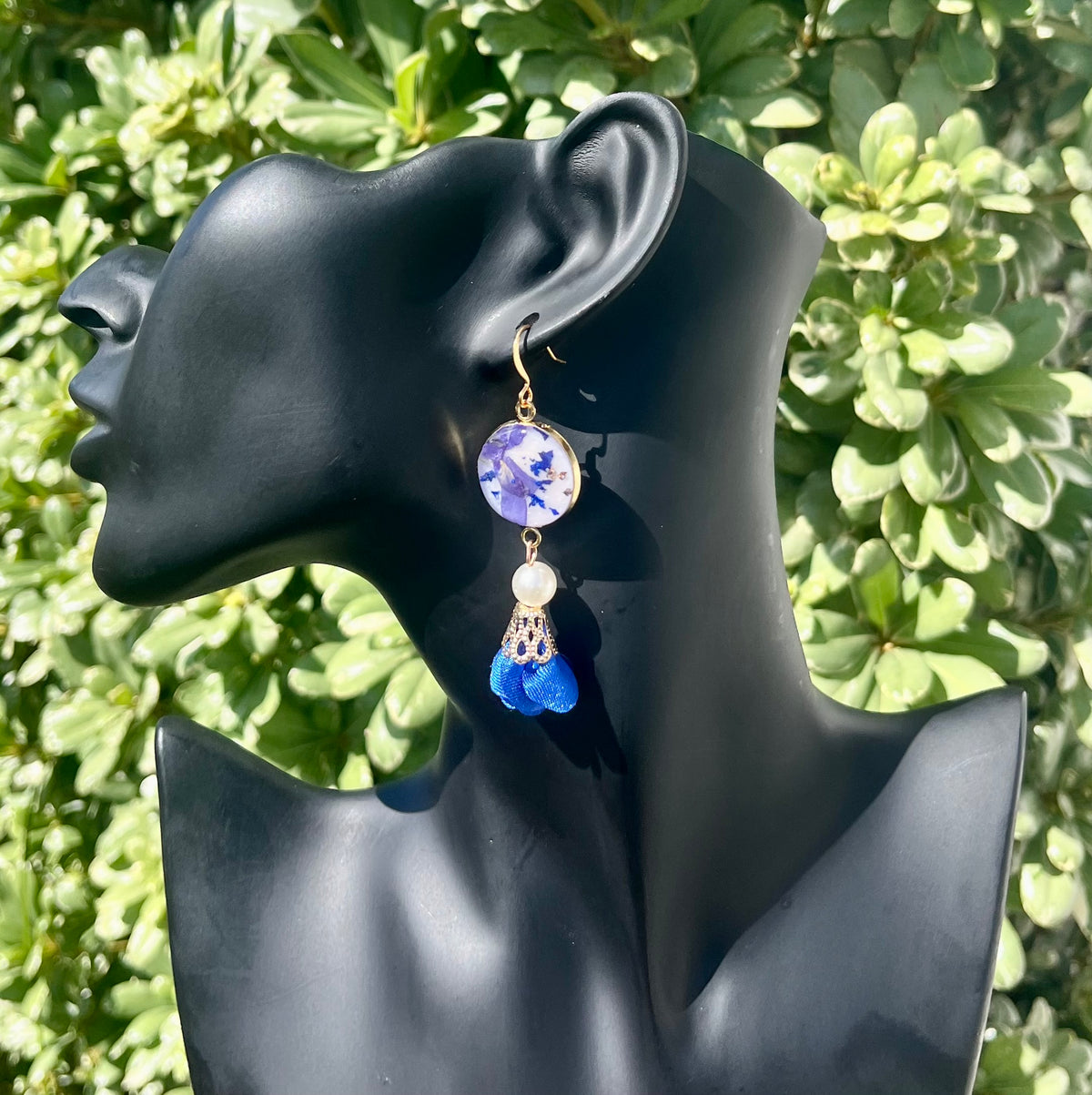FLORAL TASSEL DANGLES