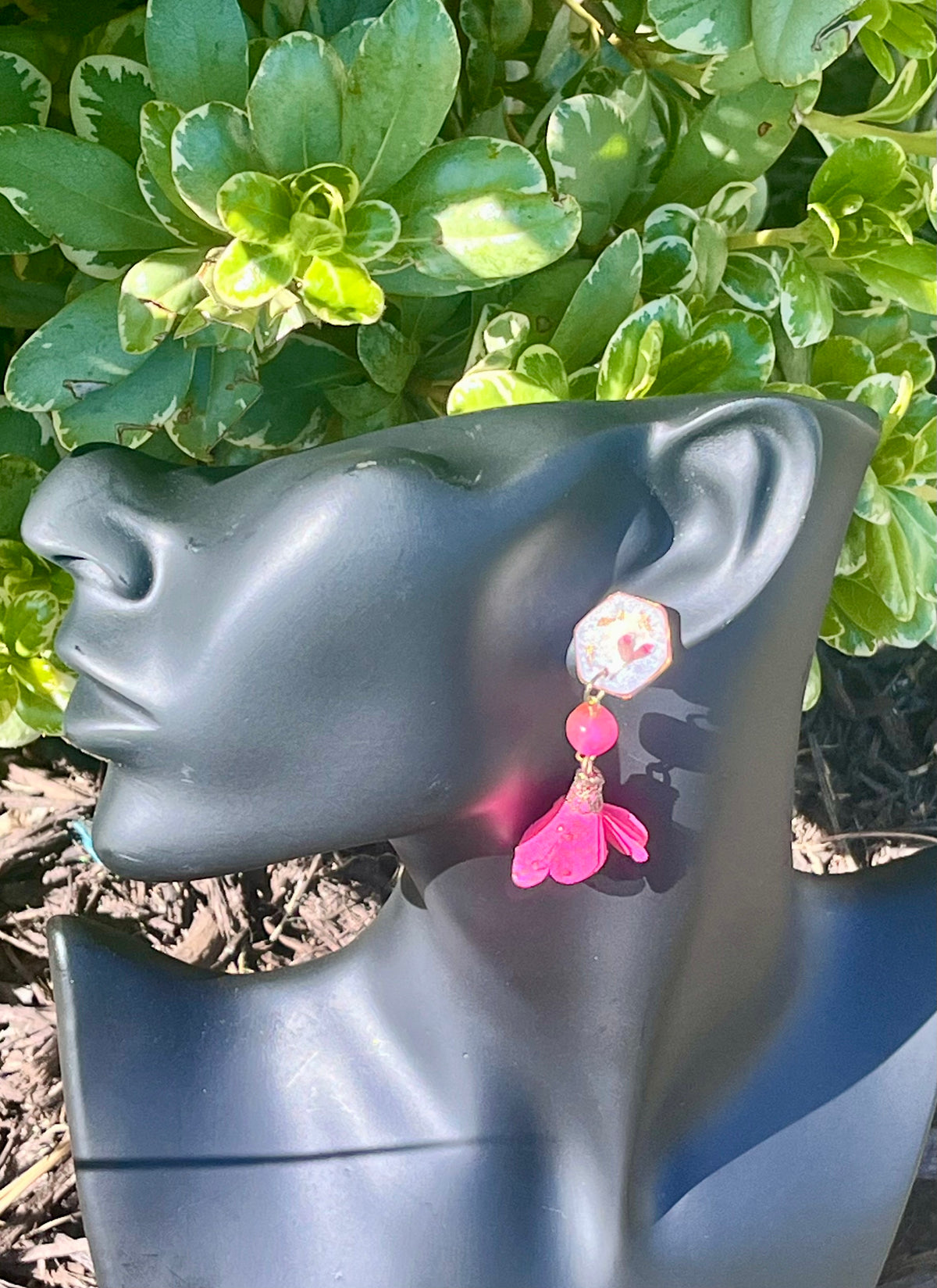 FLORAL TASSEL DANGLES