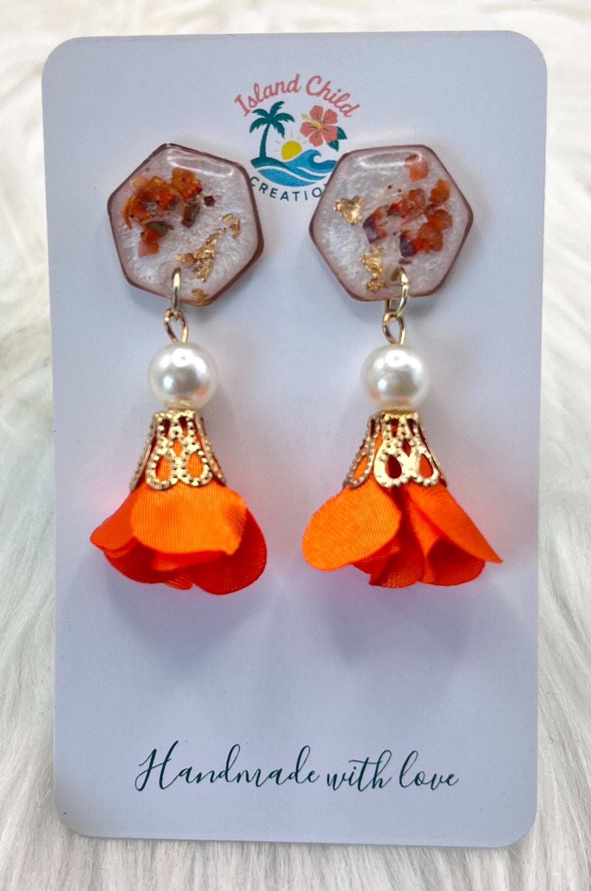 FLORAL TASSEL DANGLES