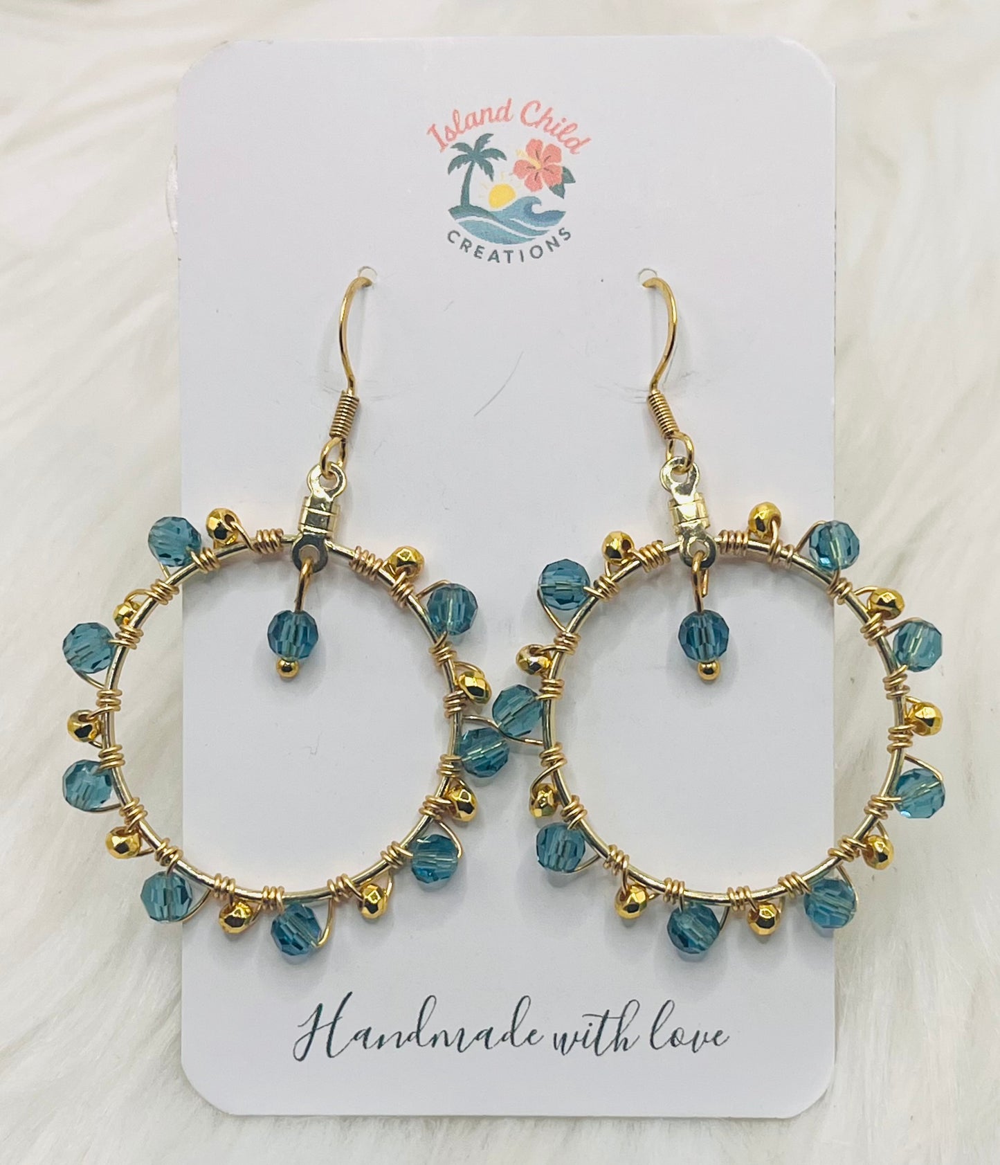 PRECIOSA CRYSTAL CIRCLE DANGLES