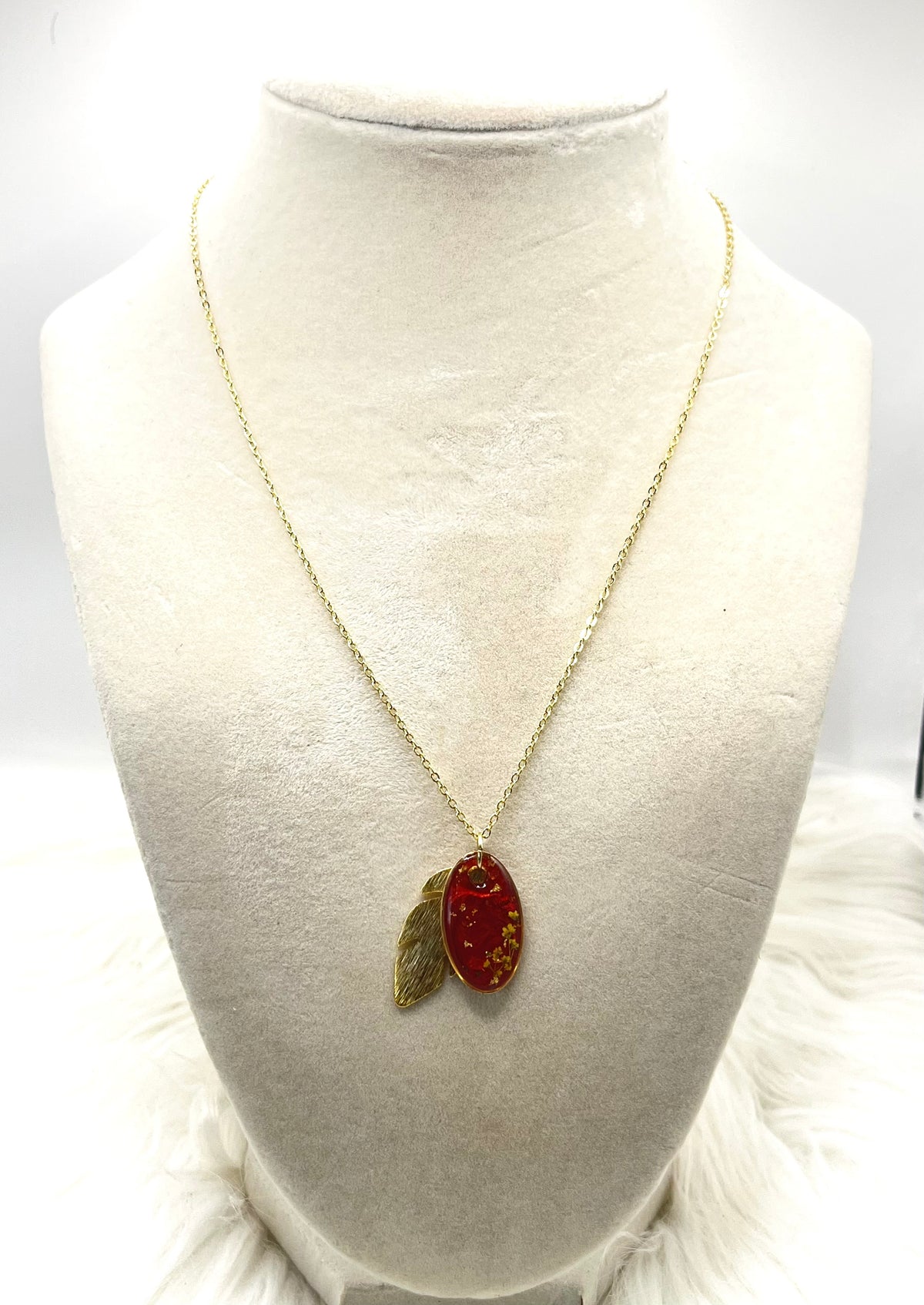 COPPER FLORAL NECKLACE