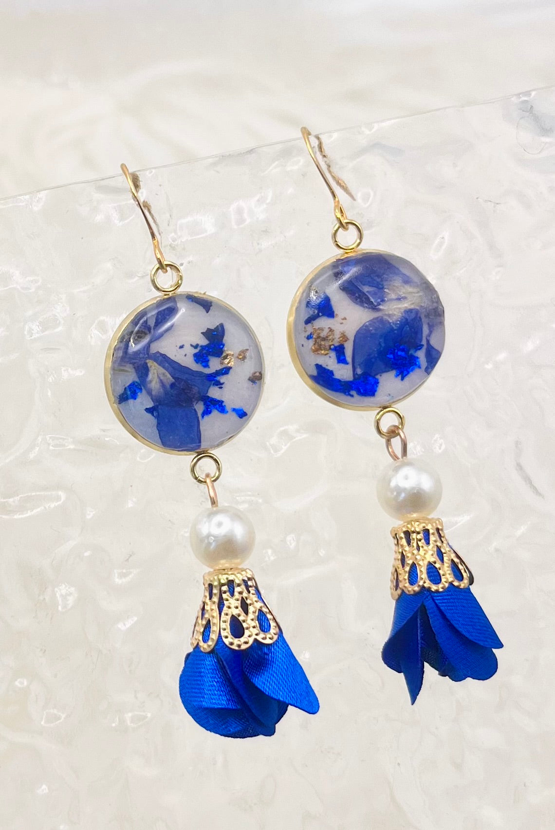 FLORAL TASSEL DANGLES